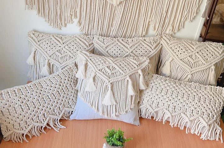 MACRAME CUSHION COVERS