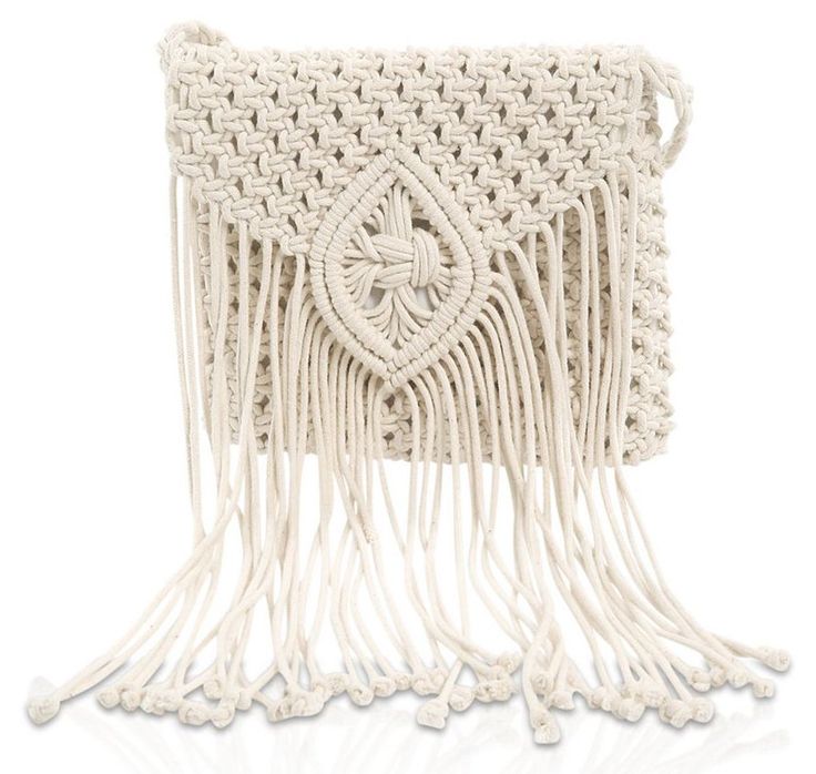 Boho Macrame Purse for Women | Handcrafted Macrame Purse | Macrame Handbag| Boho Chic Shoulder Bag | Eco-Friendly Handbag