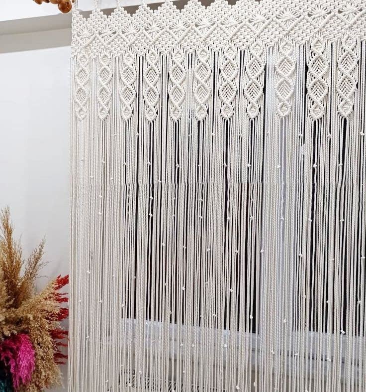 Macrame Curtains Online at Mom's Rope | Room Divider Curtain