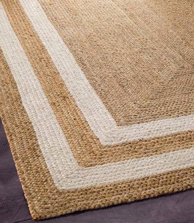 Jute Reversible Rug/Mat/Carpet/Durry | Decorative Rug | 3 x 5 feet Jute Rug