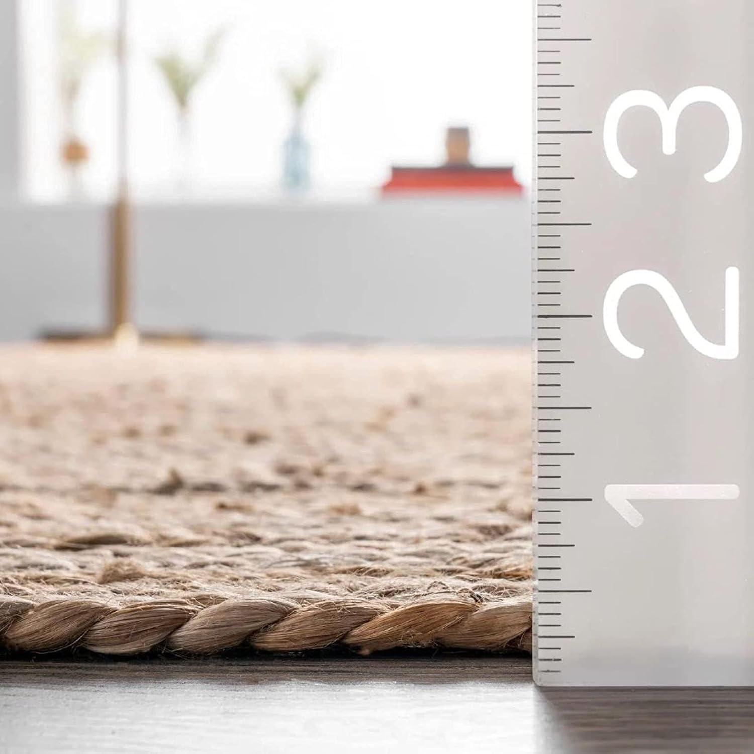 Handwoven Natural Jute Area Rug | Decorative Rug | 2 x 5 feet - Rug for Home