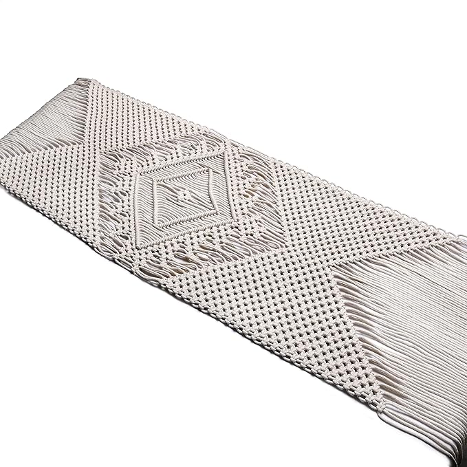 Mom's Rope Macrame Table Runner