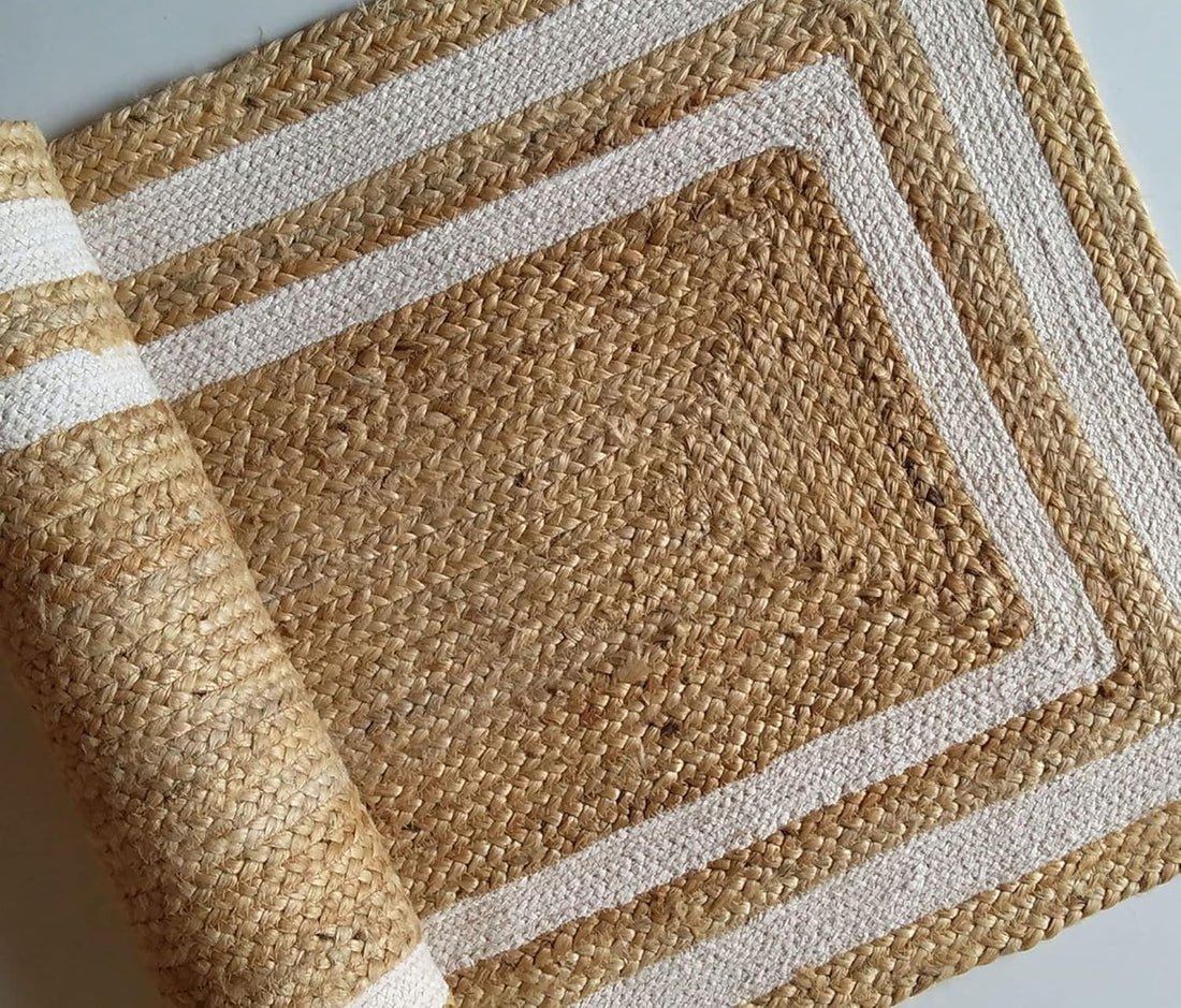 Handwoven Natural Jute Area Rug | Decorative Rug | 2 x 5 feet - Rug for Home