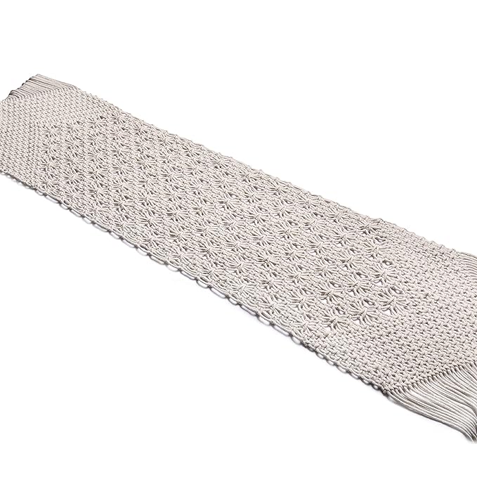 Mom's Rope Bohomeian Macrame Table Runner
