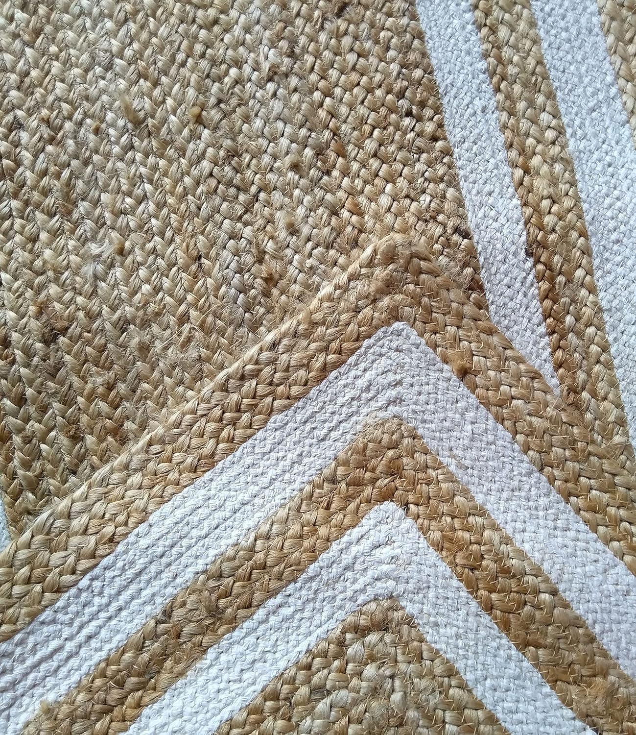 Handwoven Natural Jute Area Rug | Decorative Rug | 2 x 5 feet - Rug for Home