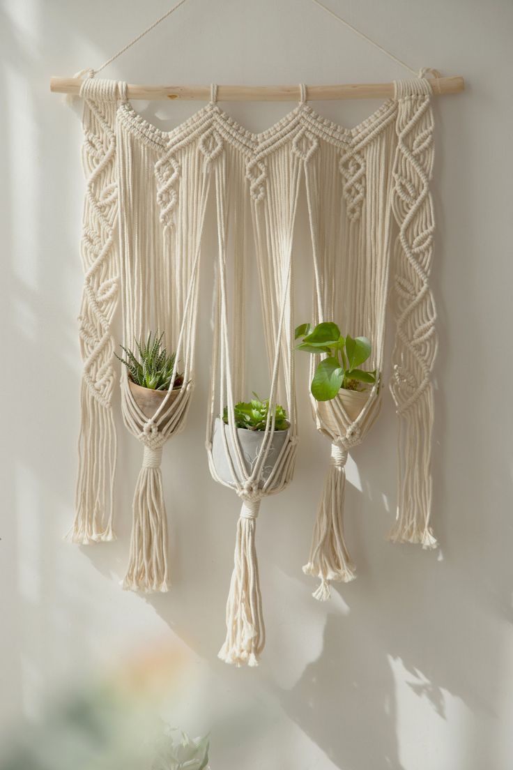 Bohemian Wall Hanged Plant Hangers 