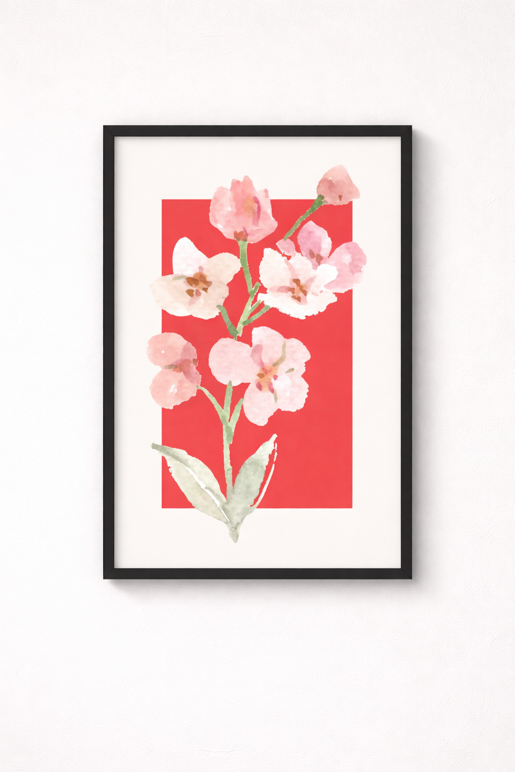 Floral Canvas Fibre Art | Home and Office Decor