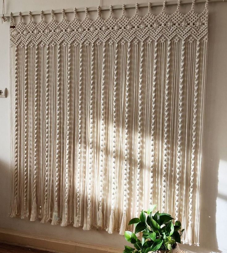 Designed Macrame Curtains 