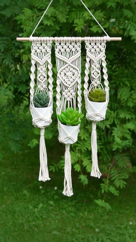 Handicraft Macrame Plant Hanger Set