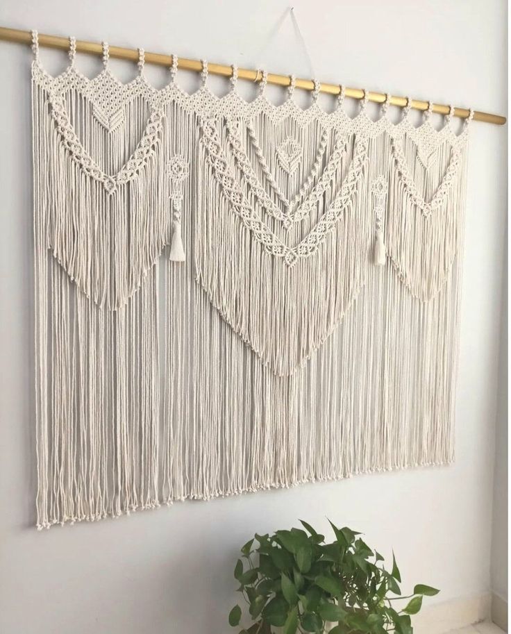 Macrame Wall Art Type Curtains