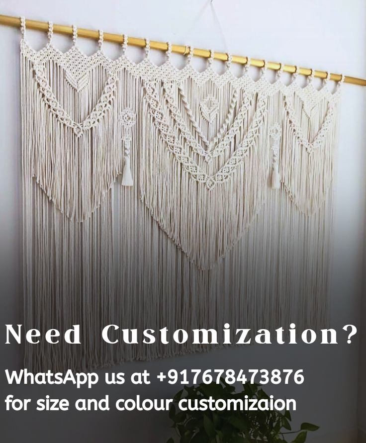 Macrame Window Curtain | Macrame Curtain Online
