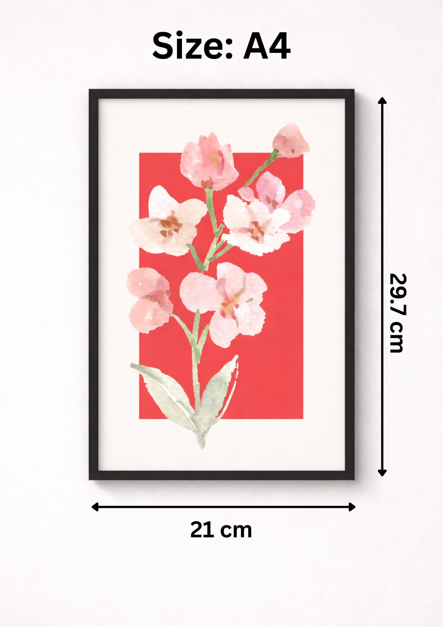 Floral Canvas Fibre Art | Home and Office Decor