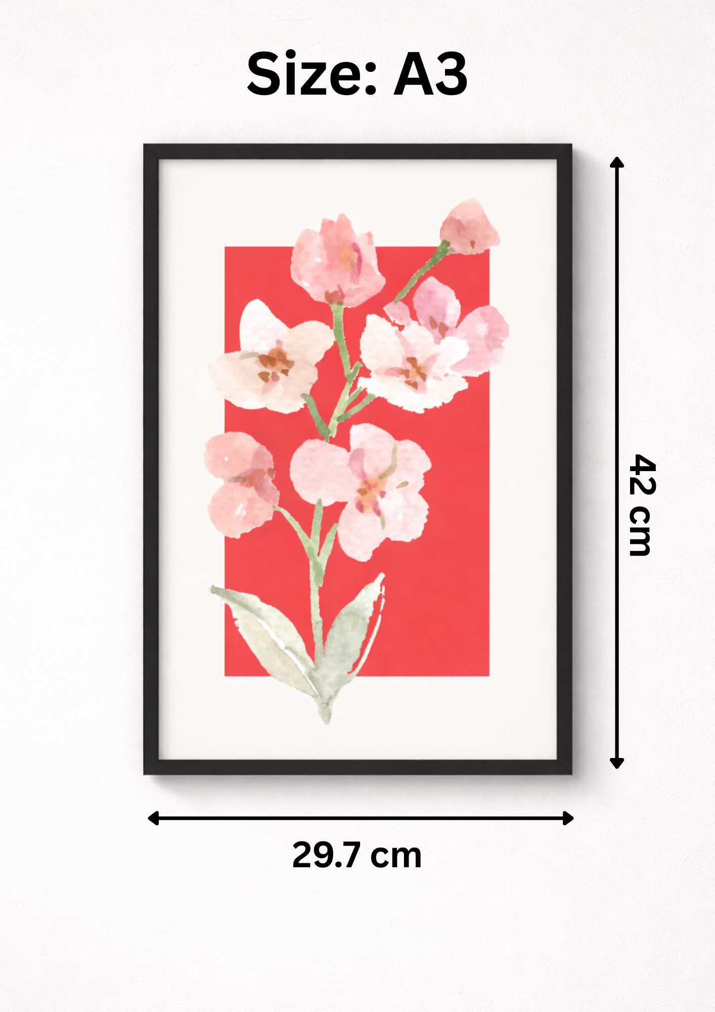 Floral Canvas Fibre Art | Home and Office Decor