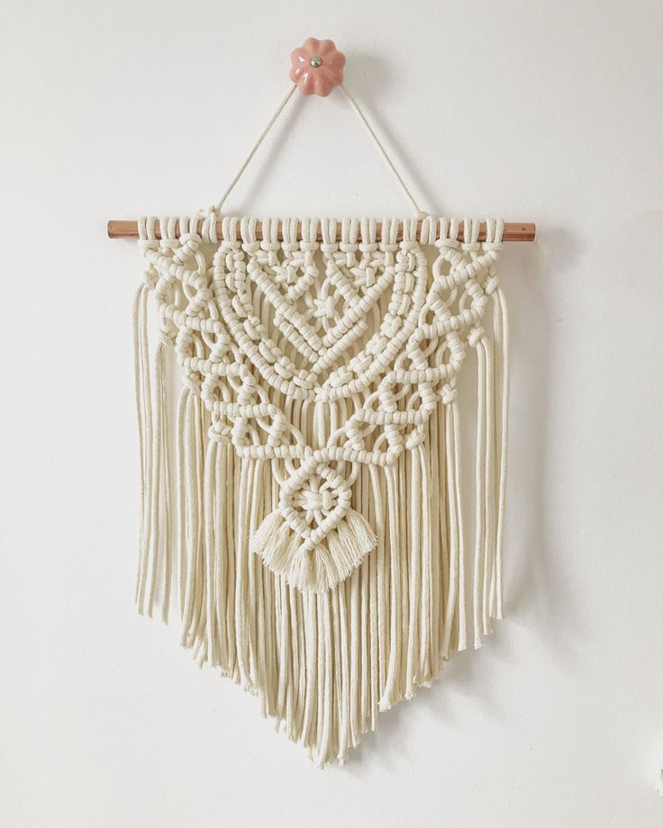 Handcrafted Macrame Wall Hanging | Macrame Wall Hanging | Home / Living Room / Bedroom Decor