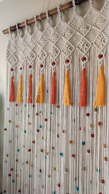 Macrame Curtains for Home Decoration | Boho Macrame Curtains