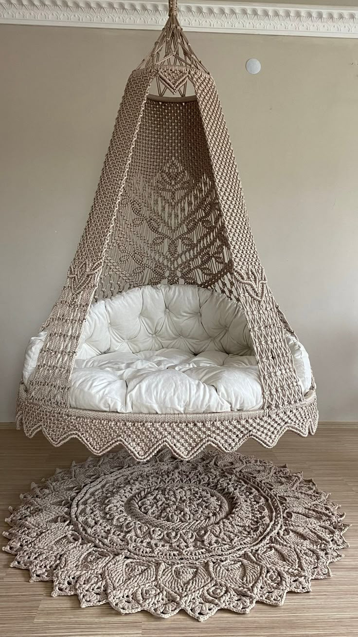 MOCHA BROWN MACRAME SWING