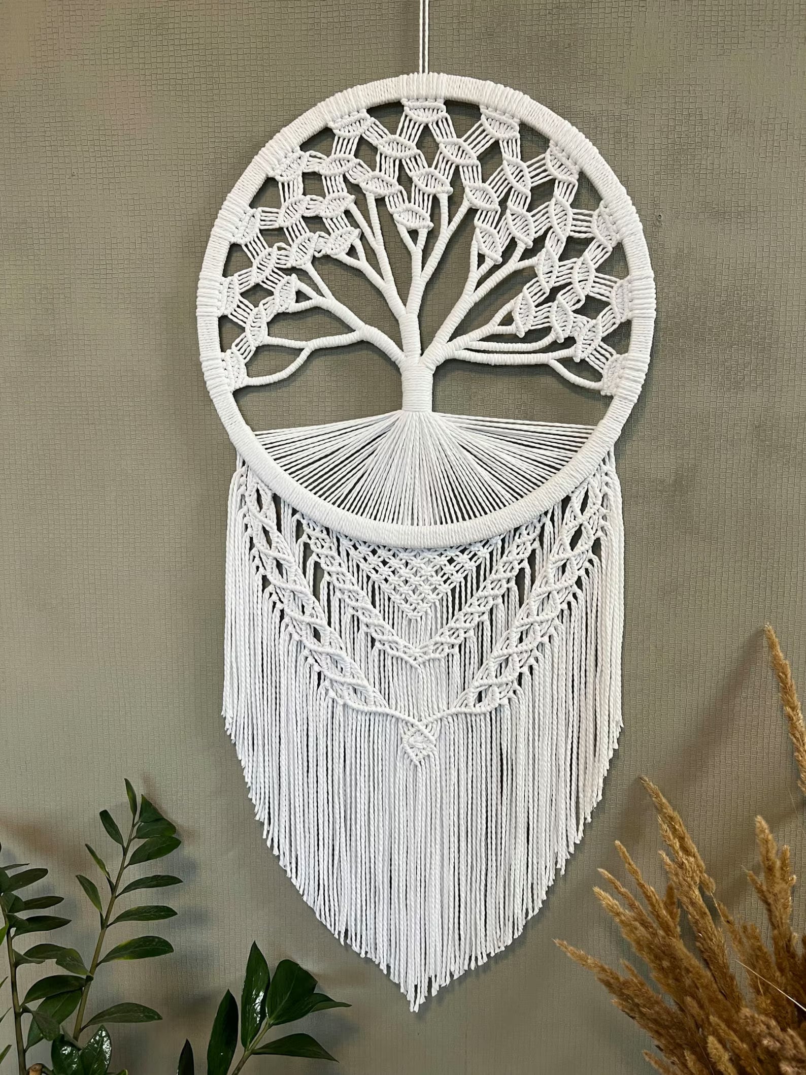 Mom's Rope Large Tree of Life Macrame Wall Hanging