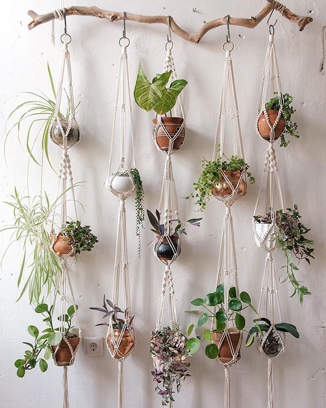 large macrame planter